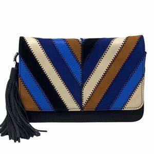 Aimee Kestenberg Multicolor Chevron Crossbody Bag